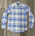 BUCK | Iron Spur Men’s Western LONG Sleeve Shirt – Classic Stripe light Blue