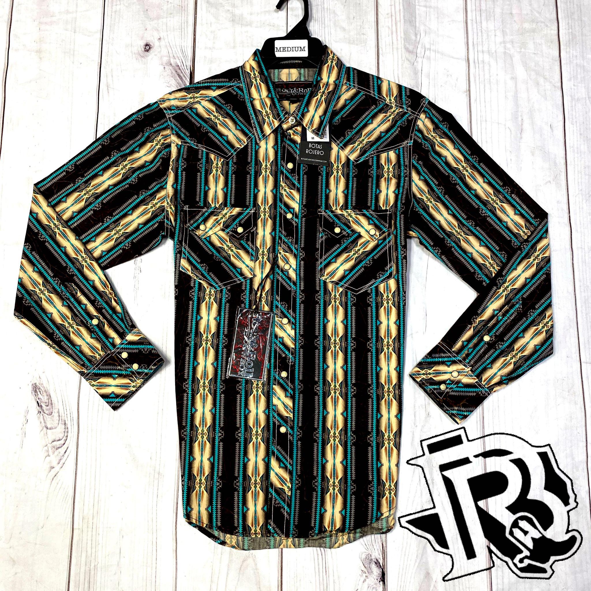 ROCK&ROLL: Aztec Poplin Long Sleeve b2s9117