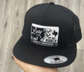 Lazy J Ranch Black Legado Classic Five Panel Trucker Hat