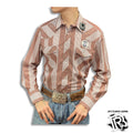 “ Mack  “ | MEN WRANGLER WESTERN SHIRT BLUE VINTAGE STRIPES 1075201AA