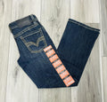 ROCK & ROLL BOY’S ROPE STITCH EMB DARK VINTAGE BOOT CUT JEANS | BB0BD08623