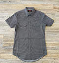 Mens Rock & Roll short sleeve 2pkt Horse Shoe Snap Orange shirt | BMN3S03949
