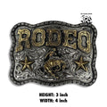 “ Rodeo Gold “ | MEN WESTERN BELT BUCKLE SQUARE