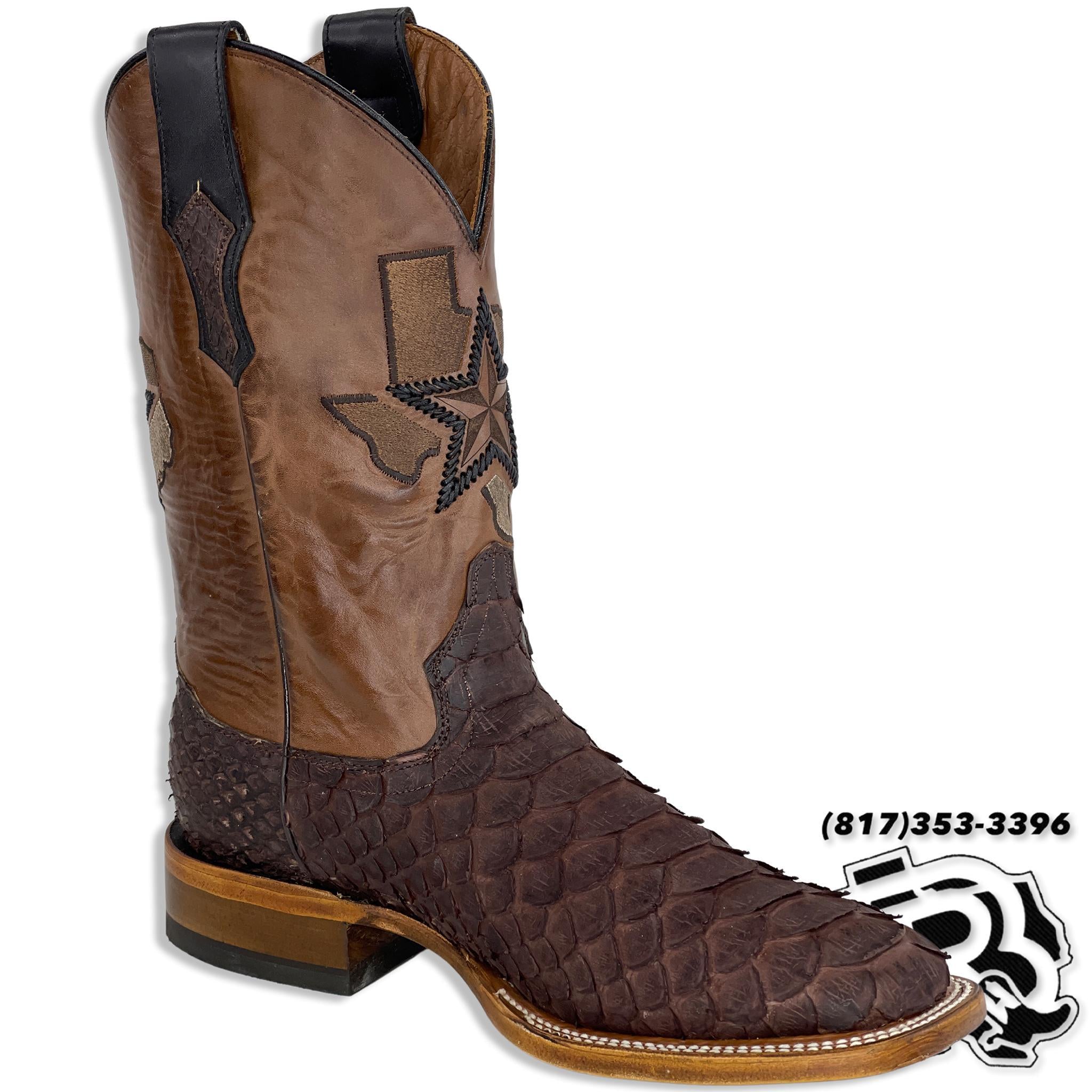 ORIGNAL PYTHON 15 FOOT |  SNAKE SQUARE TOE MEN SQUARE TOE BOOTS