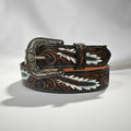 “ TOM “ | MEN WESTERN BELT BROWN