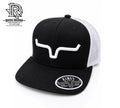 KIMES RANCH BLACK WHITE SNAP BACK CAP