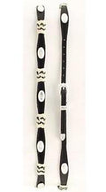 Black Concho and Knot Leather Buckled Hatband |0294801