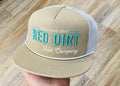 Red Dirt Hat Co. Men's Papa Ball White/Khaki Cap|RDHC-527