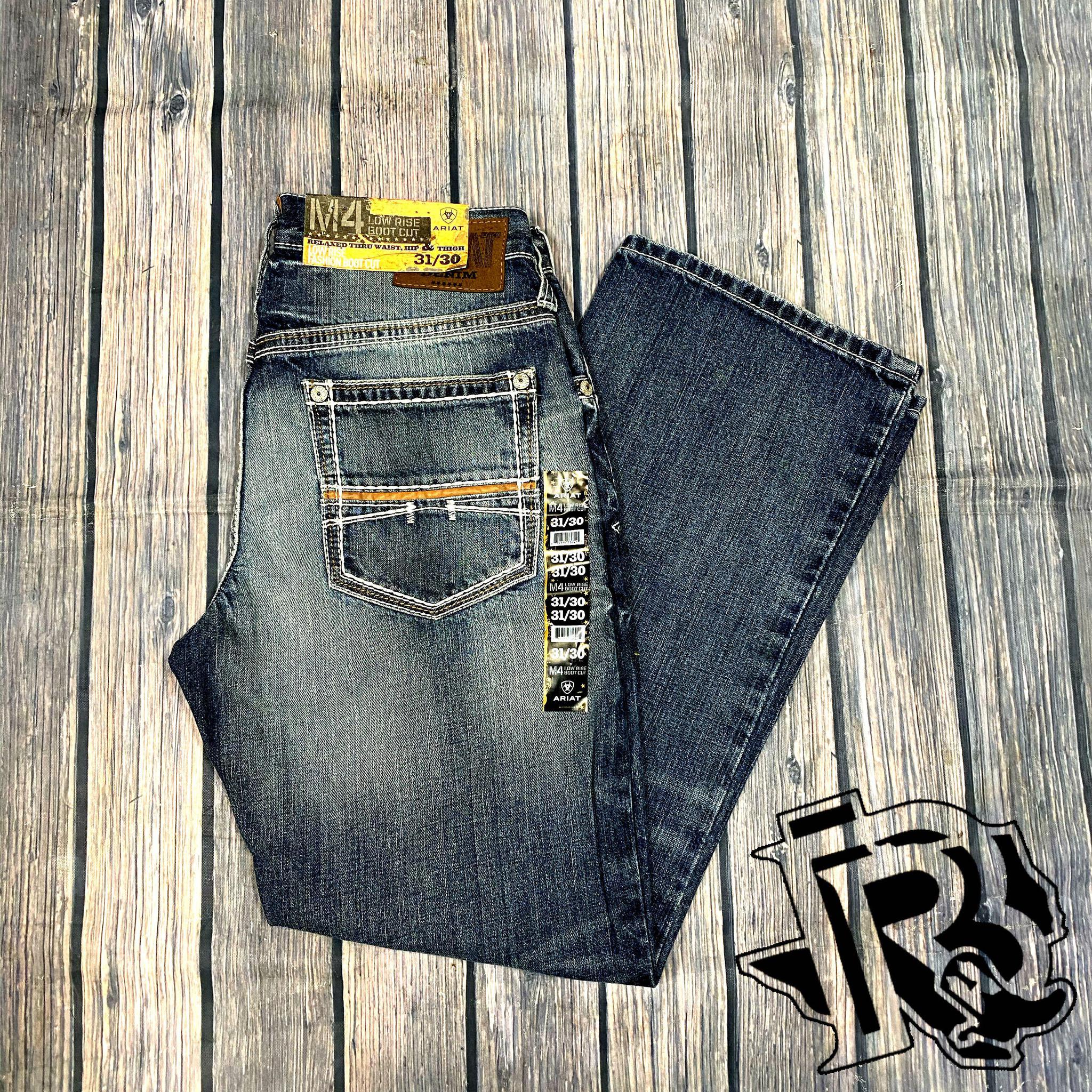 “ Coltrane “ ARIAT BOOTCUT MEN JEAN M4 LIGHT WASH 10017511