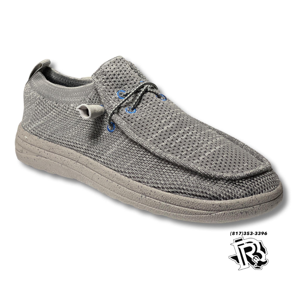 "MICHAEL" | GREY MEN'S CASUAL CANVAS SHOE