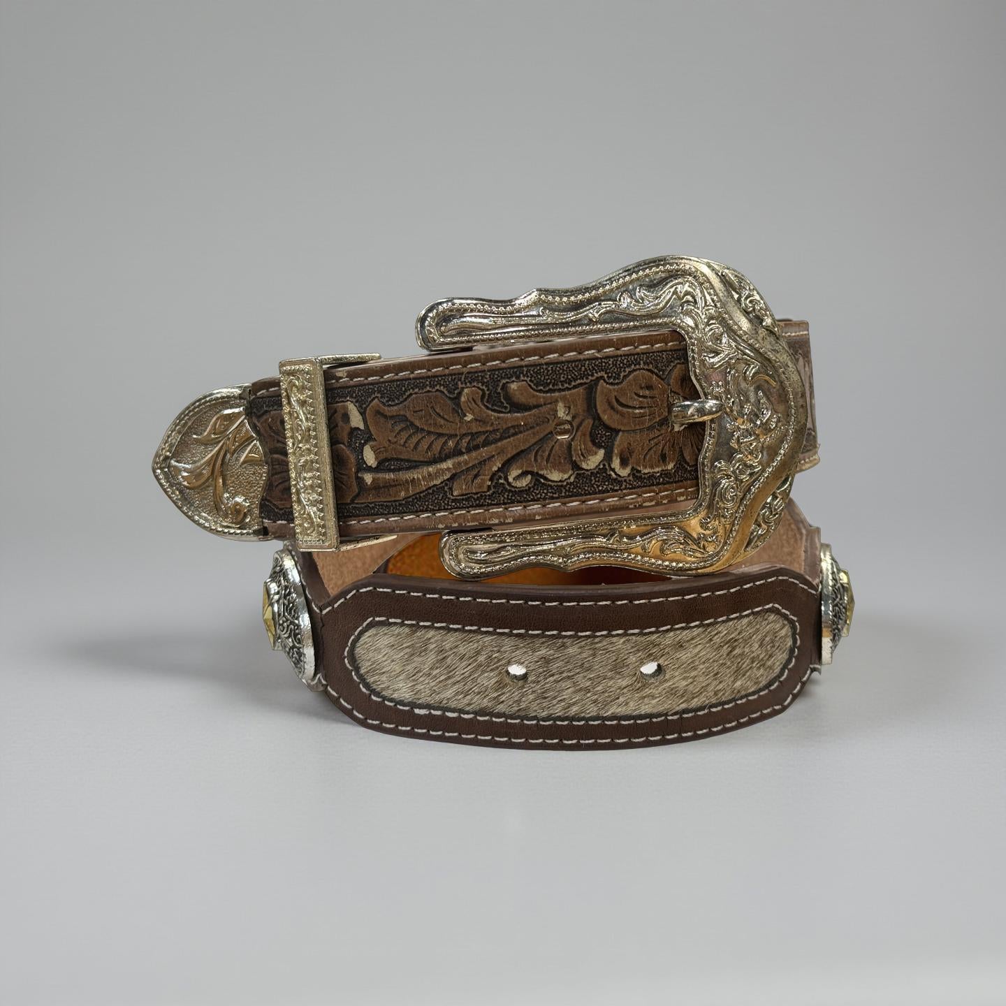 “ JAMES “ | MEN WESTERN BELT BROWN