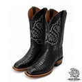 “ Black Canyon “ | BLACK CAIMAN BELLY ORIGNAL CUTTER TOE WESTERN BOOTS