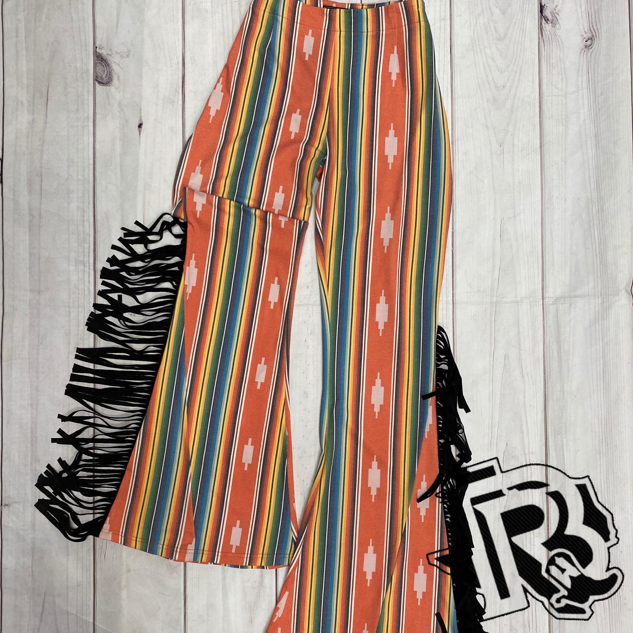 QUINN SIDE FRINGE BELL BOTTOMS