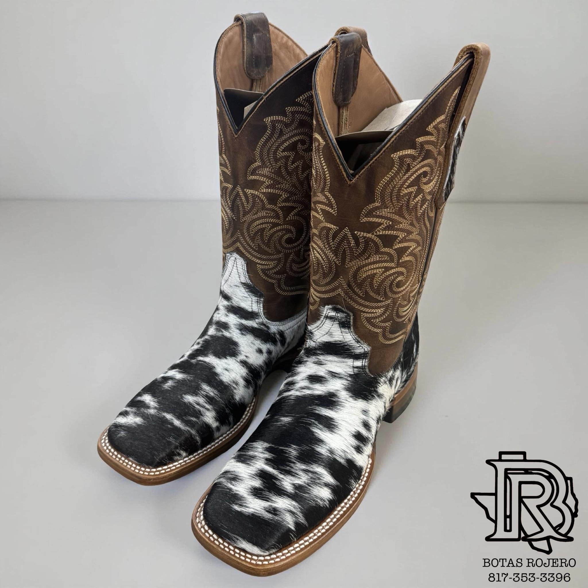 “ Dean “ | MEN SQUARE TOE WESTERN BOOTS COWHIDE  PRO3008