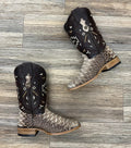 ‘’MORGAN’’ BROWN  PITON MEN BOOTS