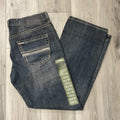 ROCK & ROLL MENS MEDIUM  VINTAGE PISTOL STACKABLE BOOTCUT JEANS |BMSPD08012