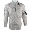 “ Vinny “ | MEN LONG SLEEVE WESTERN SHIRT SNAP BUTTONS