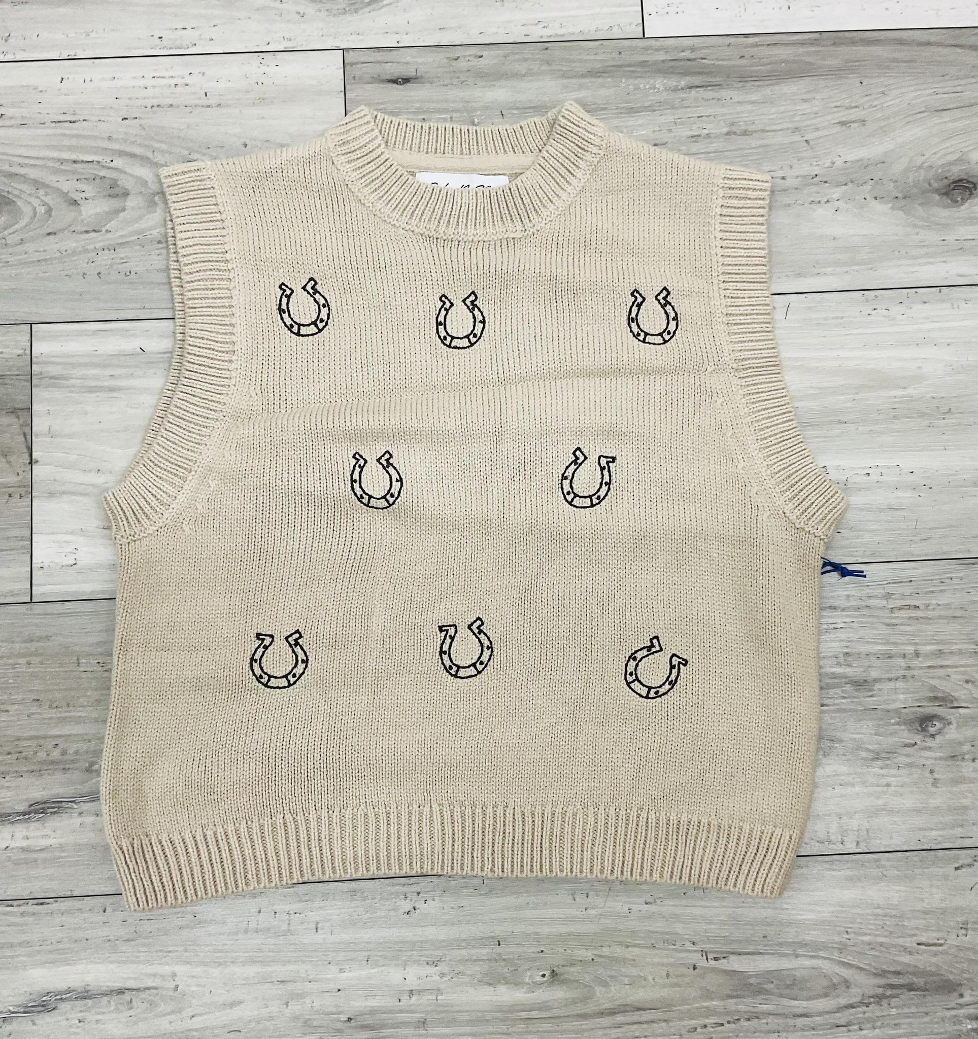 PANHANDLE WOMEN’S HORSESHOE SWEATER VEST|LW38T09692