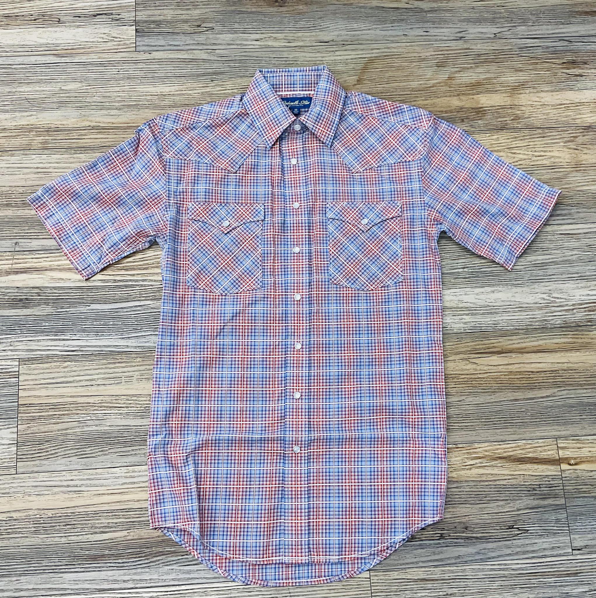 MEN’S ROCK & ROLL MELON SHORT SLEEVE SNAP SHIRT |RMN3S06543