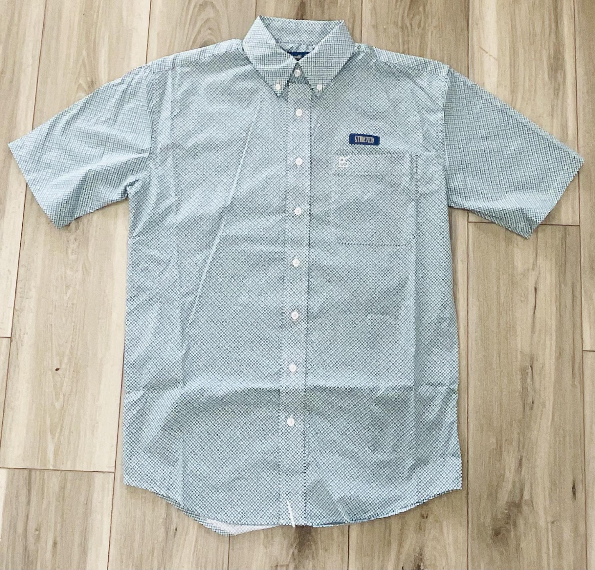 PANHANDLE MEN’S TURQUOISE SHORT SLEEVE SHIRT | SMB3S08964