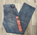 ROCK & ROLL MEN’S DOUBLE BARRE LIGHT WASH STRAIGHT BOOT CUT JEANS|VM0SD10237