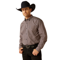 MENS ARIAT CRAWFORD LONG SLEEVE NAVY SHIRT | 10054088