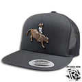 “ CHARROS DE CORAZON “ | JINETE EDITION CHARCOAL / CHARCOAL  CAP