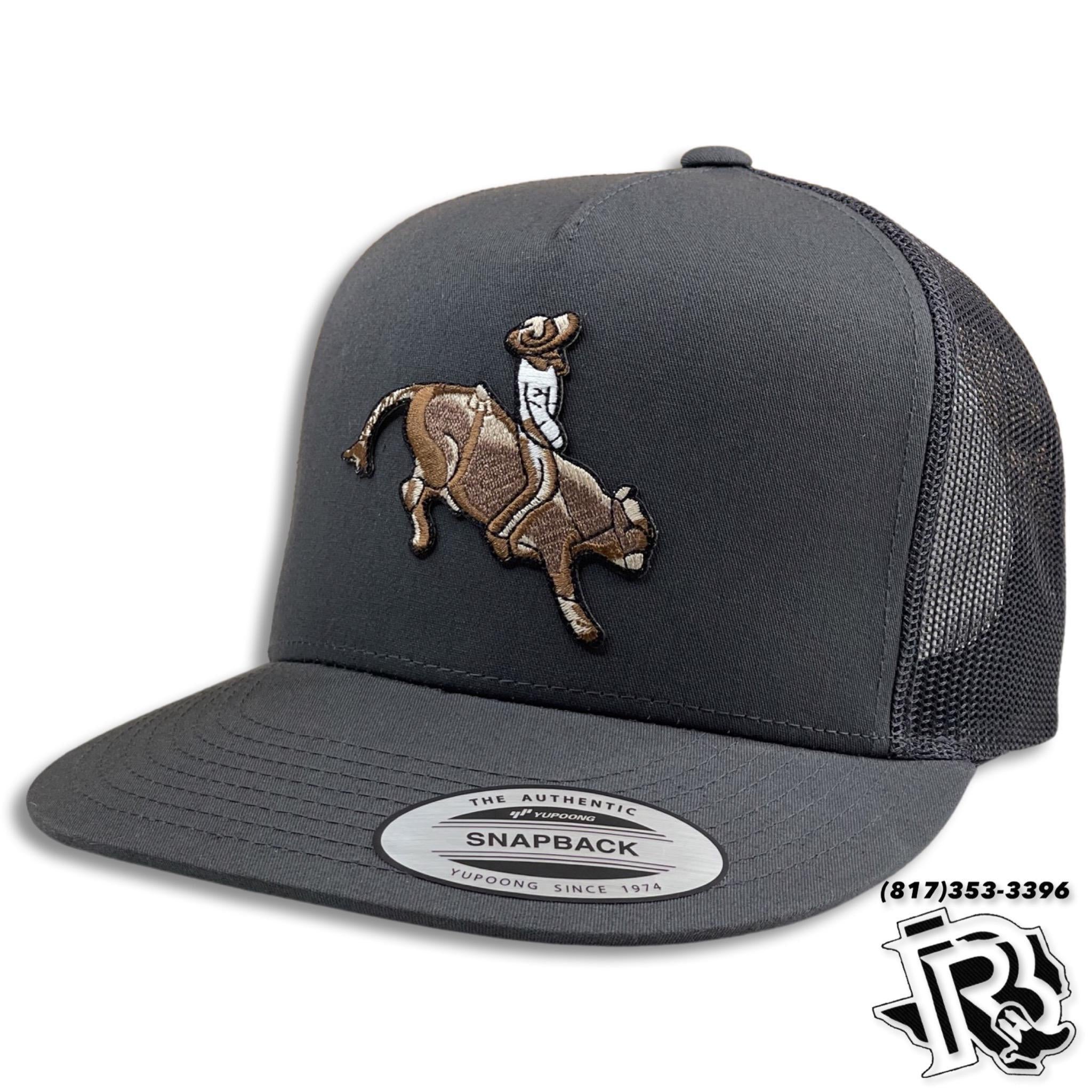 “ CHARROS DE CORAZON “ | JINETE EDITION CHARCOAL / CHARCOAL  CAP
