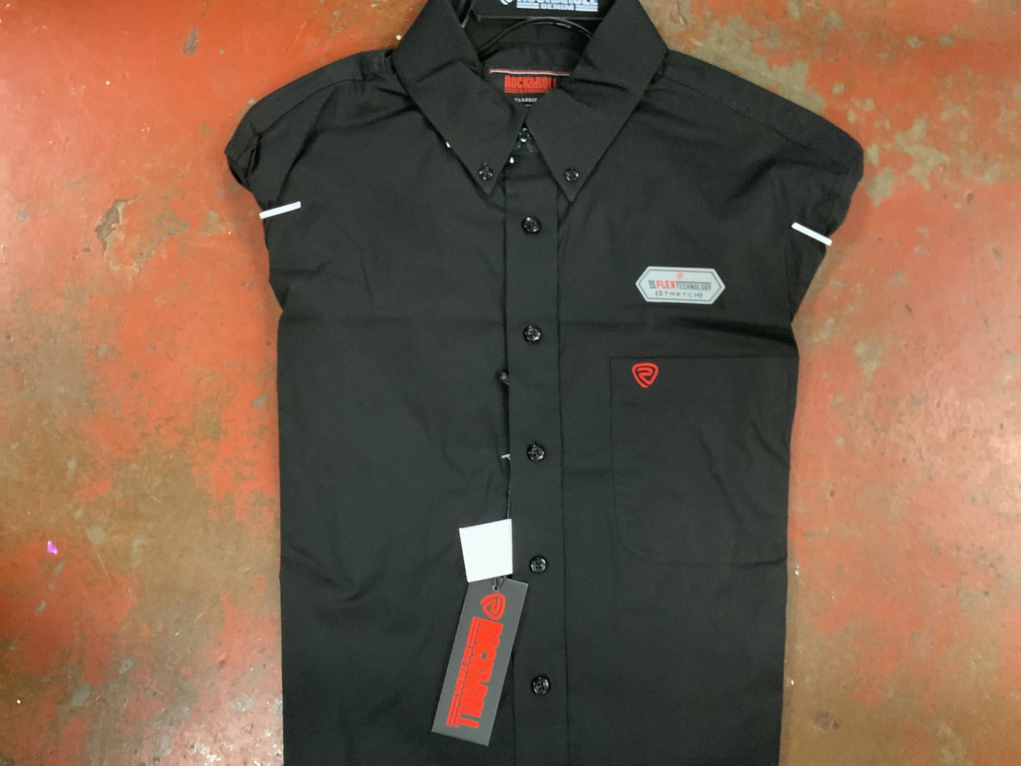 ROCK&ROLL MENS BLACK LKONG SLEEVE