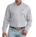 CINCH MEN’S LONG SLEEVE WHITE STRIPE SHIRT | MTW1106107