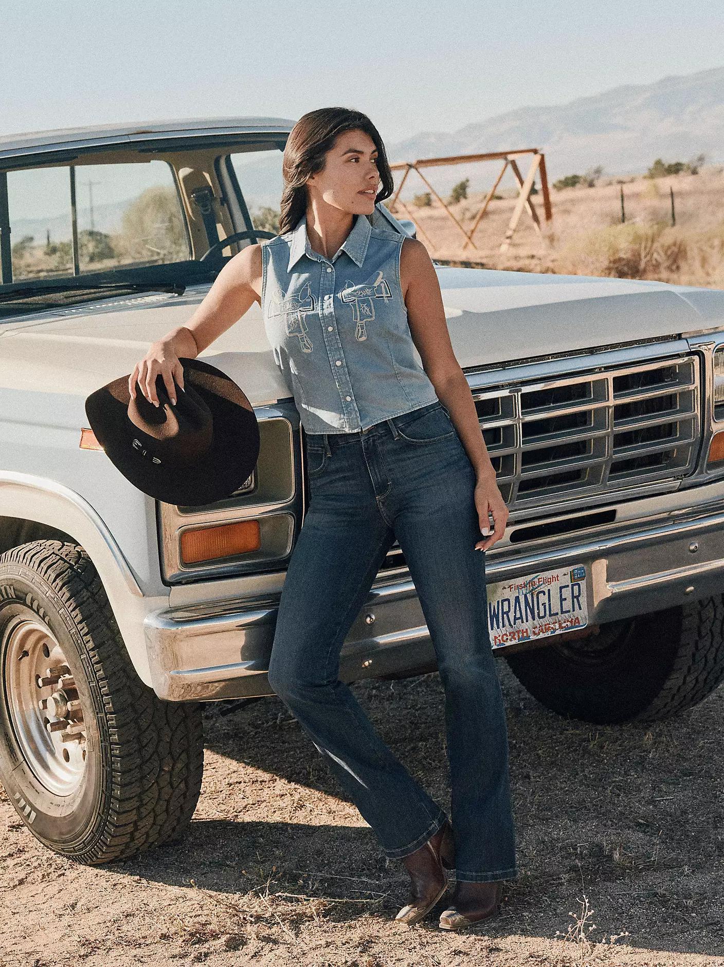 WOMEN'S WRANGLER BESPOKE HIGH RISE BOOTCUT JEAN |112359277