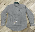 CINCH MEN’S BLUE STRIPE LONG SLEEVE SHIRT | MTW1106135