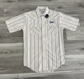 PANHANDLE MEN’S SHORT SLEEVE NATURAL STRIPED SNAP SHIRT | PMN3S08143