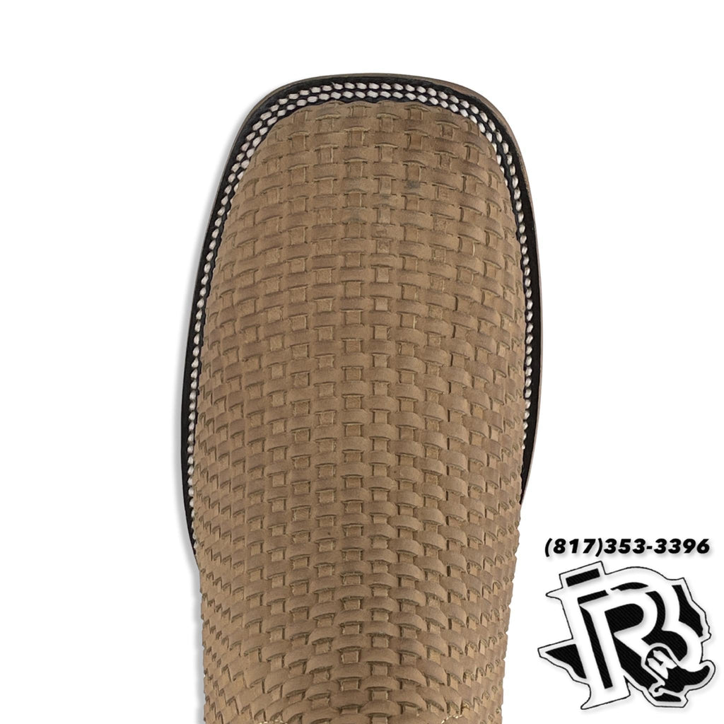 “ Hank “ | Men Western Square Toe Light Brown Boot #1010