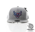 MESSI LOST CALF MEN CAP GREY WITH WHITE MESH USA FLAG LOGO