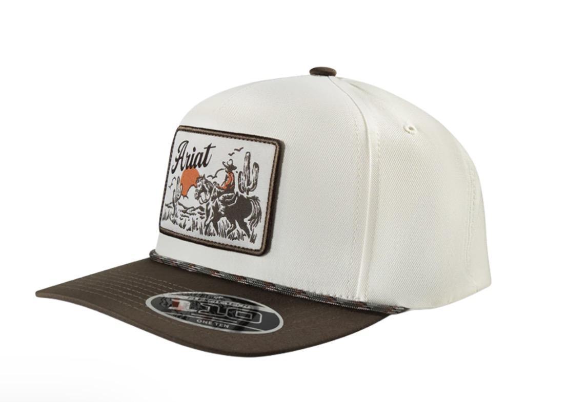 Ariat Men's Tan & Brown Desert Patch Trucker Cap |A300095892