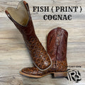 “ JASON “ | MEN WESTERN BOOTS SQUARE TOE COGNAC
