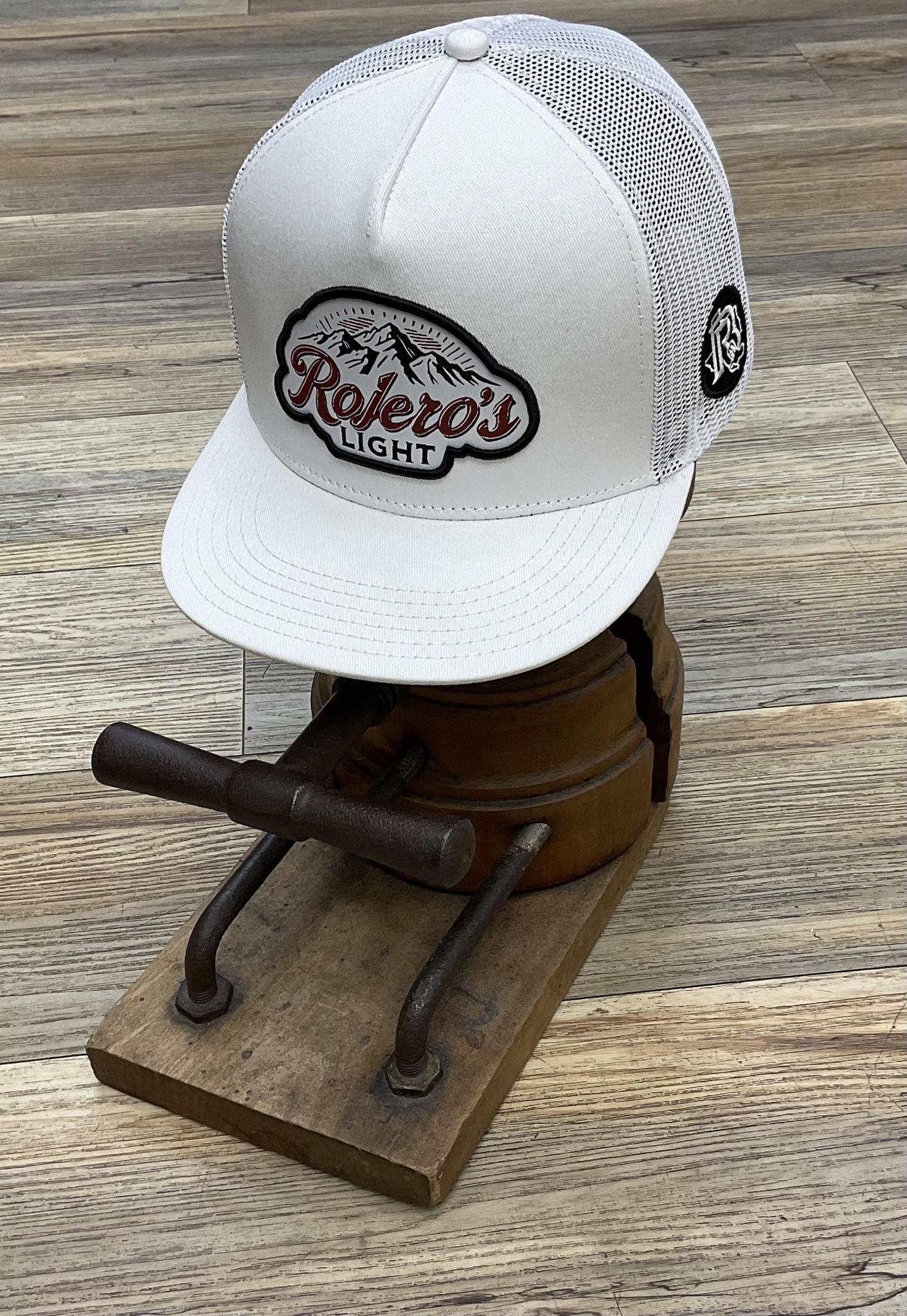 BR CAP: ‘’ROJERO’S LIGHT’’ WHITE CAP
