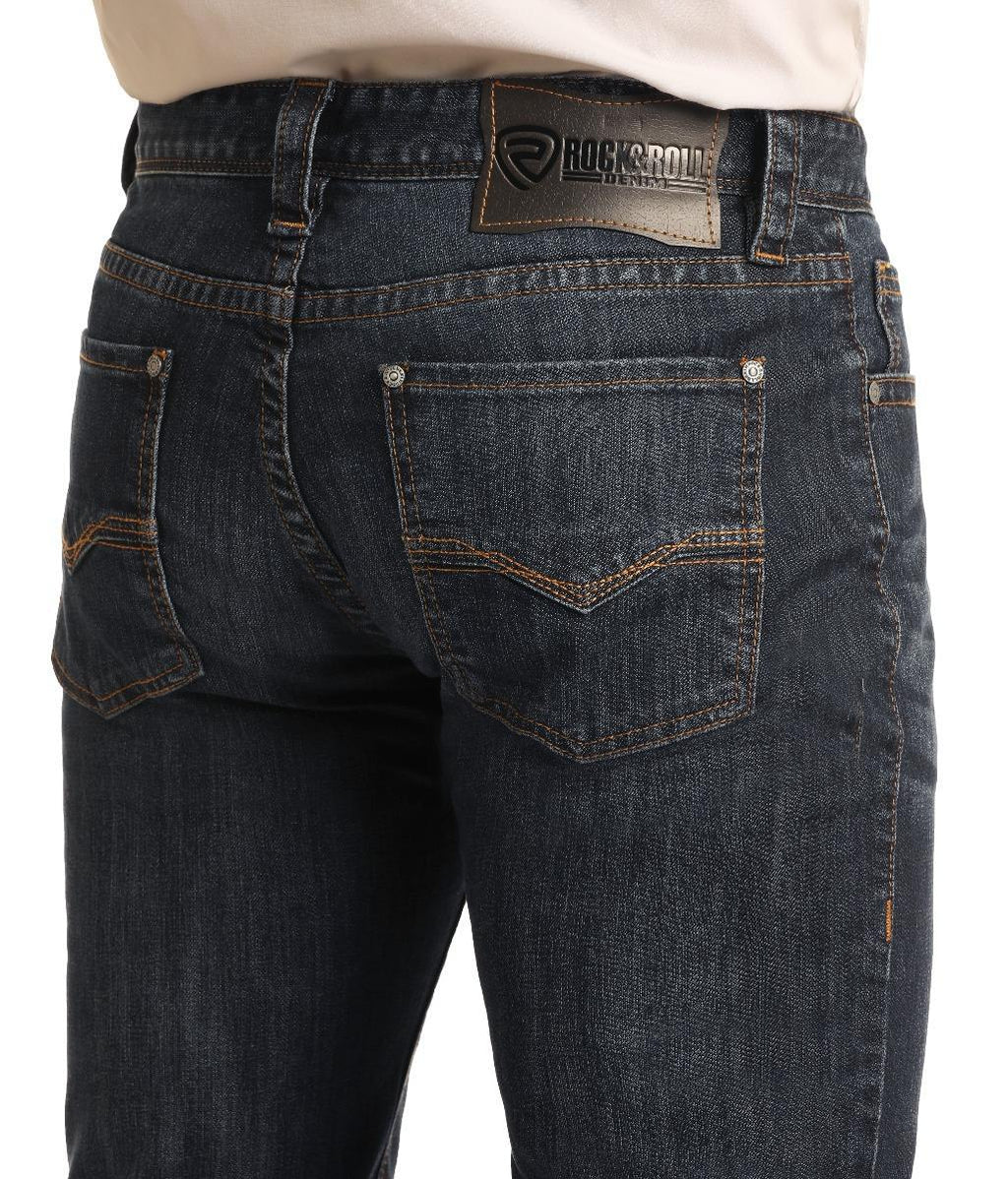 ROCK & ROLL DENIM Slim Fit ReFlex Revolver Straight Leg Jeans M1R62050 BLUE LABEL