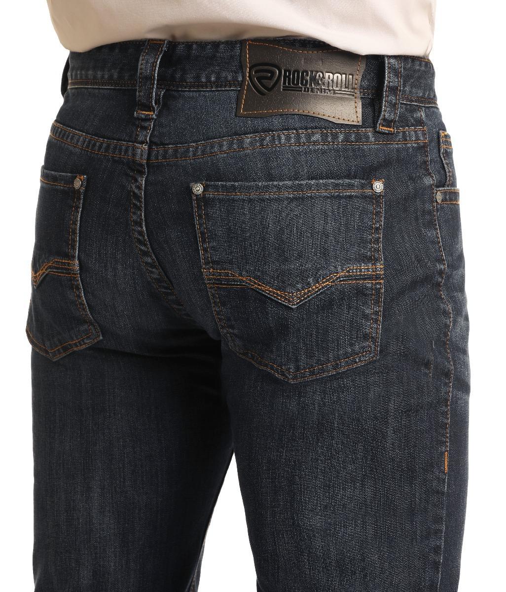 ROCK & ROLL DENIM Slim Fit ReFlex Revolver Straight Leg Jeans M1R62050 BLUE LABEL