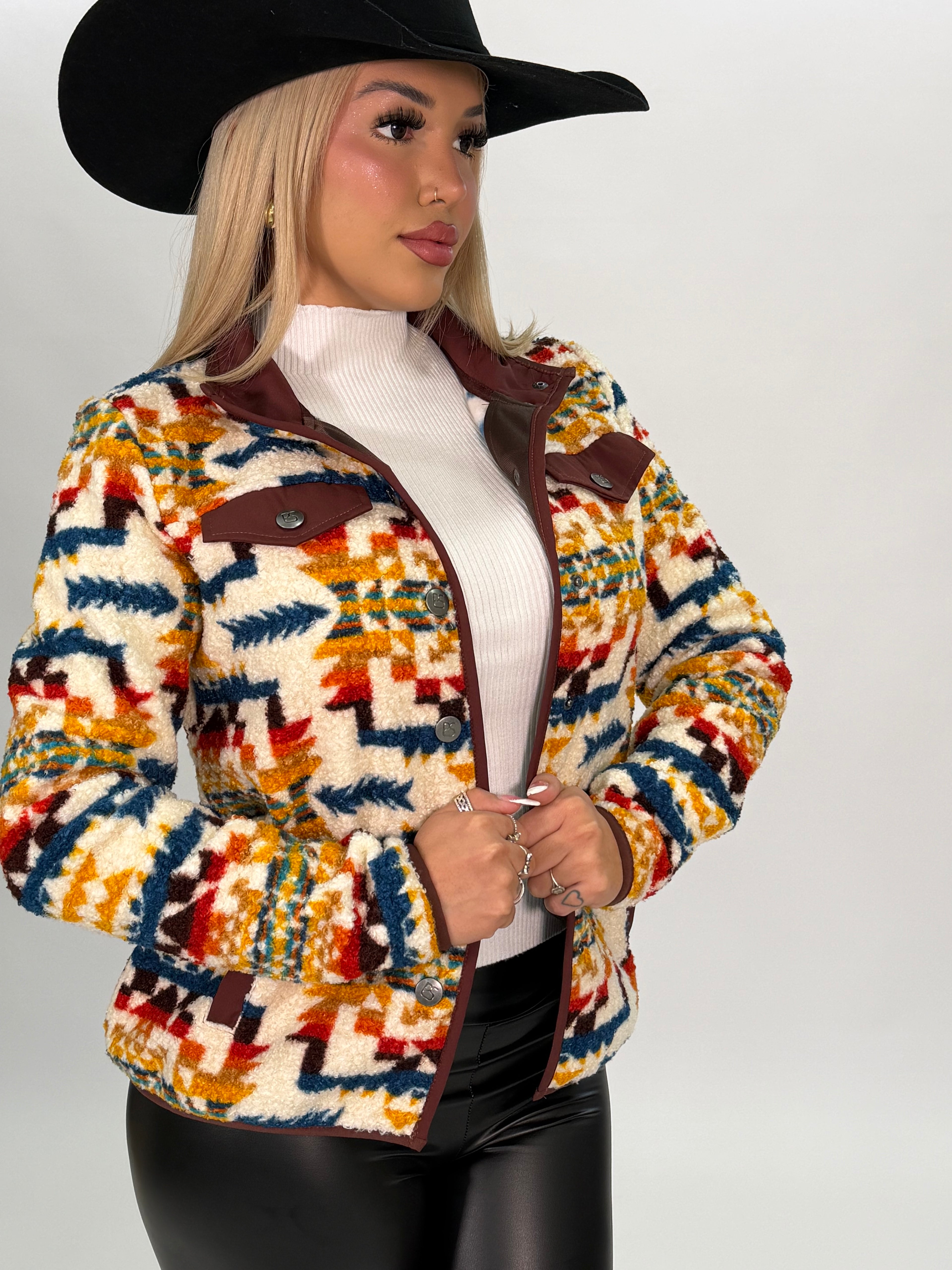PANHANDLE WOMEN’S NATURAL AZTEC JACKET | DW92C06859