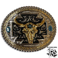 BELT BUCKLE | BULL SKULL| TBB3300SK