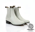 BOTIN CHARRO EL BESSERRO COLOR GRIS CLARO PUNTA NORMAL