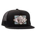 Lazy J Ranch Youth Black Iron Horn Classic Five Panel Trucker Hat