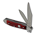 “ Eli “ | TWISTED X WESTERN POCKET KNIFE MAROON XK4003