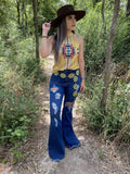 Aztec Print Top
