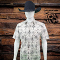 PANHANDLE SHIRT | MEN SHORT SLEEVE SHIRT WHITE BLACK VINTAGE