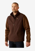 Ariat Mens Vernon Softshell Vest Coffee Bean |10062601