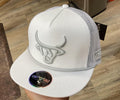 “ ALEX “ | MEN’S  CAP WHITE   LOST CALF