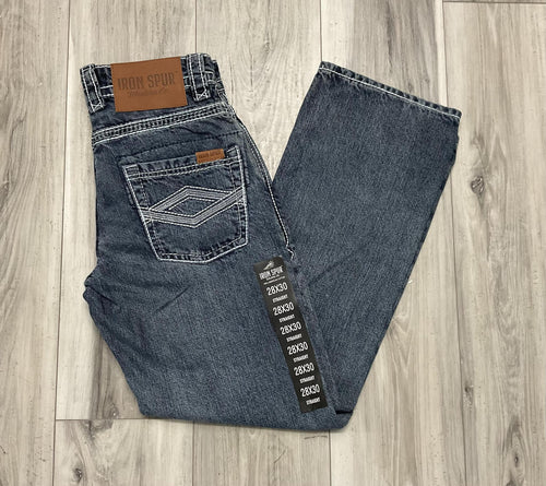 05 | STRAIGHT MED BLUE IRON SPUR MEN WESTERN JEANS